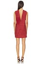 view 4 of 7 Mona Suede Dress in Dark Cherry