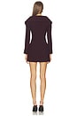 view 3 of 3 Emily Mini Dress in Cabernet