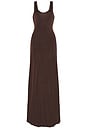 view 4 of 5 ROBE DE SOIRÉE OCTAYVIA in Chocolate Brown