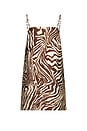 view 4 of 5 VESTIDO AMANDA in Raya Zebra Animal Print
