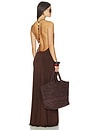 view 1 of 6 VESTIDO THALIA in Chocolate Brown