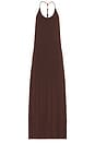 view 5 of 6 VESTIDO THALIA in Chocolate Brown