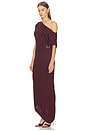 view 3 of 6 Mehek Asymmetric Knit Dress in Oxblood
