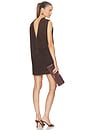 view 1 of 7 Mona Suede Dress in Chocolate
