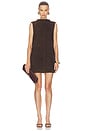 view 2 of 7 Mona Suede Dress in Chocolate