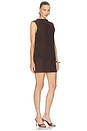 view 4 of 7 Mona Suede Dress in Chocolate