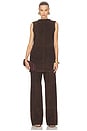 view 6 of 7 Mona Suede Dress in Chocolate