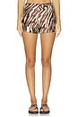view 1 of 8 Torrence Short in Raya Zebra Animal Print