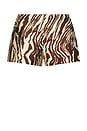 view 7 of 8 Torrence Short in Raya Zebra Animal Print