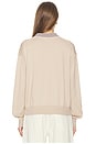 view 3 of 6 Marielle Long Sleeve Knit Polo in Tan