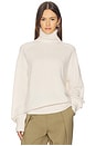 view 1 of 6 Fayy Cashmere Turtleneck Sweater in Cream