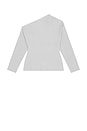 view 6 of 7 Lesly Off Shoulder Knit Top in Light Grey