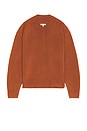 view 5 of 6 Doris Cashmere V-neck Sweater in Rust