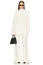 view 4 of 6 Sukki Cashmere Oversized Turtleneck in Cream
