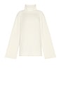 view 5 of 6 Sukki Cashmere Oversized Turtleneck in Cream