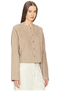 view 2 of 6 Jemma Suede Jacket in Desert Sand
