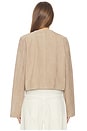 view 3 of 6 Jemma Suede Jacket in Desert Sand