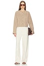 view 4 of 6 Jemma Suede Jacket in Desert Sand