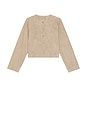 view 5 of 6 Jemma Suede Jacket in Desert Sand