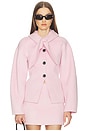 view 1 of 7 Kaia Hooded Jacket in Blush