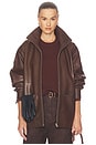 view 1 of 7 Mason Jacket in Chocolate Brown