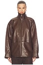 view 2 of 7 Mason Jacket in Chocolate Brown