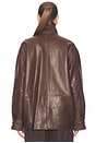 view 5 of 7 Mason Jacket in Chocolate Brown