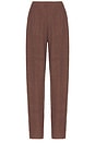 view 7 of 8 PANTALÓN SAMITA in Chocolate Brown