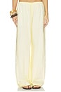 view 1 of 8 PANTALONES PALOMA in Butter Yellow