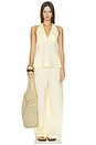 view 5 of 8 PANTALONES PALOMA in Butter Yellow