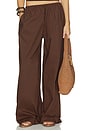 view 1 of 8 PANTALONES PALOMA in Chocolate Brown