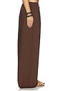 view 3 of 8 PANTALONES PALOMA in Chocolate Brown
