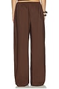 view 4 of 8 PANTALONES PALOMA in Chocolate Brown