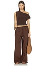 view 5 of 8 PANTALONES PALOMA in Chocolate Brown