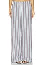 view 1 of 8 PANTALON VICTORIA in Light Blue & Pink Stripe