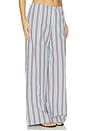 view 2 of 8 PANTALON VICTORIA in Light Blue & Pink Stripe