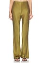 view 1 of 8 Lennon Cupro Pant in Olive Green