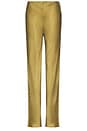 view 8 of 8 Lennon Cupro Pant in Olive Green