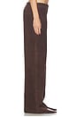 view 4 of 8 Brielle Pants in Chocolate Suede