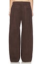 view 5 of 8 Brielle Pants in Chocolate Suede