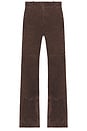 view 8 of 8 Brielle Pants in Chocolate Suede