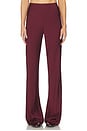 view 1 of 8 Lennon Silk Pant in Oxblood