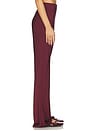 view 3 of 8 Lennon Silk Pant in Oxblood