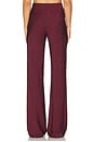 view 4 of 8 Lennon Silk Pant in Oxblood