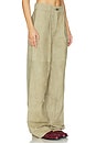 view 2 of 8 Kiwi Suede Trouser in Sage Green