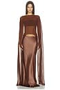 view 5 of 8 Quinn Maxi Skirt in Coffee
