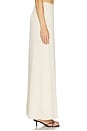 view 3 of 6 Margo Silk Skirt in Cream