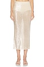 view 1 of 8 Zelena Skirt in Ivory Sequin
