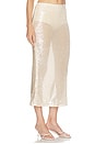 view 2 of 8 Zelena Skirt in Ivory Sequin