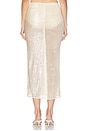 view 5 of 8 Zelena Skirt in Ivory Sequin